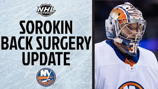 Ilya Sorokin underwent back surgery in offseason [upl. by Alfie]