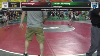 1215 Novice 60 Mack Mauger Idaho vs Jordan McKamey Washington 8431115104 [upl. by Dnomhcir]