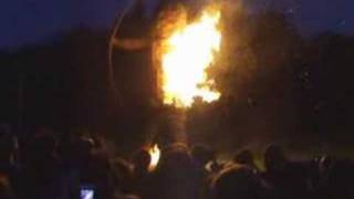 Wicker Man Burning Beltane At Butser Ancient Farm [upl. by Ruprecht201]