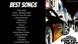 RÁPIDOS Y FURIOSOS 3  Tokyo Drift Full Soundtrack Completo Best Songs  OST 2001 [upl. by Kcired931]