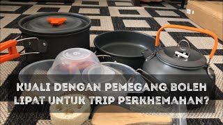 Unboxing Camping Cooking Set DS308  Review [upl. by Abroms981]