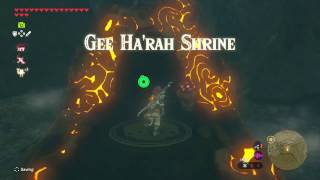 Zelda Breath of the Wild  Gee Harah Shrine  Hebra Tower Region [upl. by Tereb428]