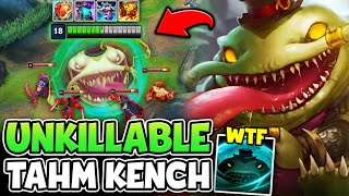 THE MOST UNKILLABLE TAHM KENCH YOU WILL EVER WITNESS 1V5 THE ENEMY TEAM [upl. by Jerusalem]