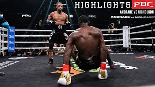 Andrade vs Nicholson HIGHLIGHTS January 7 2023  PBC on Showtime PPV [upl. by Hike]