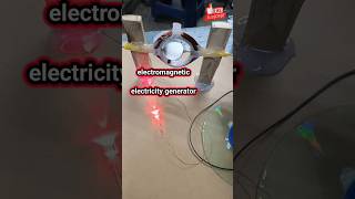 Electromagnetic 🔥electricity generator 💯 science project millionviews viralvideo shorts amyi [upl. by Siuol186]