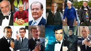 James Bond Mans Evolution Then amp Now  Evolution of Bond Actors  007 [upl. by Herodias841]