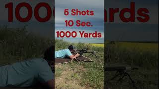 5 Shots 10Seconds 1000 Yards shootbetter rapidfireshorts PeakAccuracy [upl. by Enicul981]