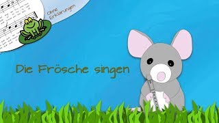 Nr 53a Die Frösche singen ohne Erklärungen [upl. by Aihsetan]