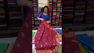 Beautiful Kanchipuram silk sarees collections [upl. by Eelyr920]