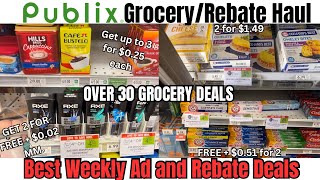 PUBLIX COUPONING 919925  SOME FREEBIES amp DEALS UNDER 1 OVER 30 GROCERY DEALS [upl. by Bork]