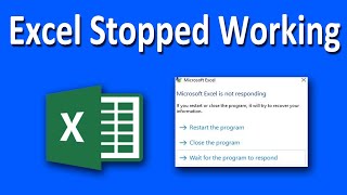 How To Fix Microsoft Excel Has Stopped Working or Not Responding [upl. by Lanctot352]