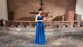 20241101 邱禾蓉 Vanae Schunk  J S Bach Chaconne from Violin Partita No 2 in D minor BWV 1004 [upl. by Laraine554]