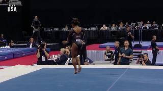 Simone Biles Stuns With New Triple Double on Floor  Champions Series Presented By Xfinity [upl. by Selec487]