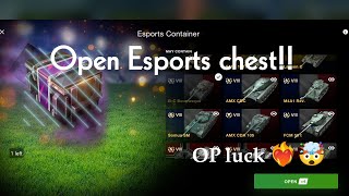 Open Esports chest  Legendary luck 🏅  World of Tanks Blitz [upl. by Eeniffar184]