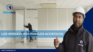 Paneles Acústicos Retractiles Lana Roca  Montaje y Funcionamiento [upl. by Castro]