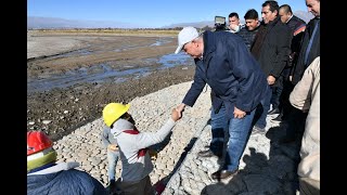 Osvaldo Jaldo  Avanza la recuperación del puente sobre el río Santa María y de la Ruta 307 [upl. by Niledam641]