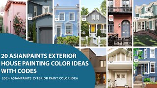 20 asian paints Exterior House Painting Color Ideas With Codes  EXTERIOR PAINT COLOURS [upl. by Still]