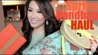 Affordable Spring Handbag Haul 5 Purses under 25 [upl. by Tennaj]