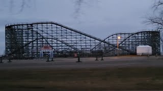 Passing Bay Beach Amusement Park Green Bay WI 121623 [upl. by Otti]