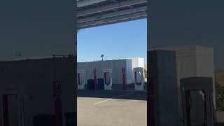 Supercharger tesla  coalinga Ca [upl. by Ellehcan]