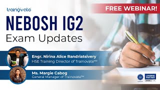 NEBOSH IG2 Exam Update 2021 Webinar  Risk Assessment Project [upl. by Anniroc]