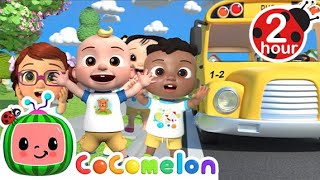 Wheels on the Bus  2 HOUR CoComelon Nursery Rhymes [upl. by Avruch]