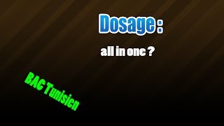 dosage all in one [upl. by Marteena]