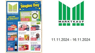 Marktkauf Prospekt DE  vom 1111 bis 16112024 [upl. by Adneram]