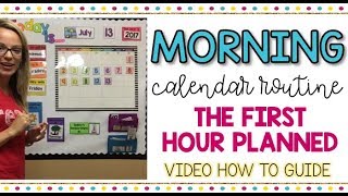 Morning Calendar Routine in a SelfContained Special Ed Classroom [upl. by Boelter107]