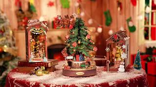 ROLIFE 3D DIY  Creation Collection  Twinkling Christmas House [upl. by Aisa971]