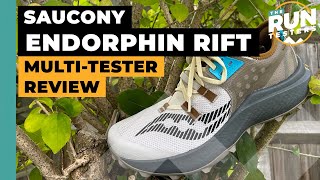 Saucony Endorphin Rift MultiTester Review Two runners’ verdict on Saucony’s speedy trail shoe [upl. by Naehs]