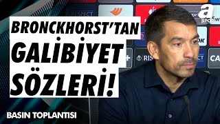 Lyon 01 Beşiktaş Van Brocnkshorst Maç Sonu Basın Toplantısı  A Spor  Avrupa Gecesi  25102024 [upl. by Klayman]