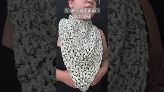 Crochet neck warmer scarf tutorial crochet diy tutorial [upl. by Araik261]