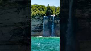 Pictured Rocks National Lakeshore is a must see lakesuperior michigan nature upperpeninsula [upl. by Alian]