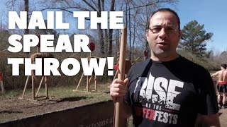 Spartan Race Spear  How To Throw [upl. by Eile]