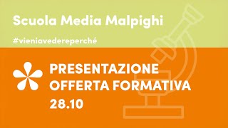 Scuola media Malpighi di Castel SPietro presentazione Offerta Formativa 202526 [upl. by Shewchuk660]