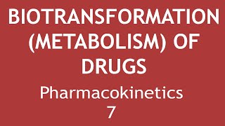 Biotransformation Metabolism of Drugs  Quick OverviewPharmacokinetics Part 7 Dr Shikha Parmar [upl. by Udelle]