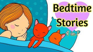 Sleep Meditation for Kids BEDTIME STORIES 4 in 1 Sleep Stories Collection [upl. by Hairas]