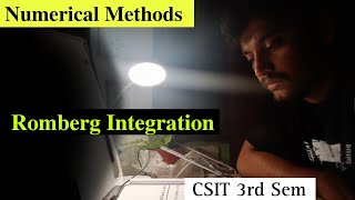 Romberg Integration  Numerical Methods CSIT 3rd Sem [upl. by Are10]