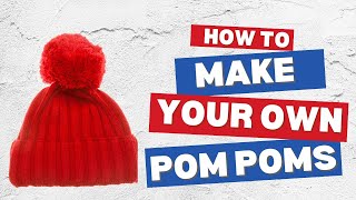 Pom Pom Perfection Easy DIY with Clover® Pom Pom Maker 🎉🧶 [upl. by Belldame]