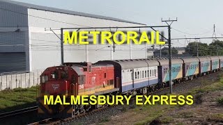 SOUTH AFRICAN TRAINS METRO RAIL Malmesbury Express [upl. by Lesab]