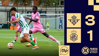 Betis Deportivo 31 Recreativo de Huelva  Jornada 3  PrimeraFederación Grupo 2 [upl. by Hsuk]