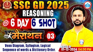 SSC GD 2025  SSC GD Reasoning Marathon  Venn Diagram  SSC GD Reasoning Class 3  by Rahul Sir [upl. by Aix]