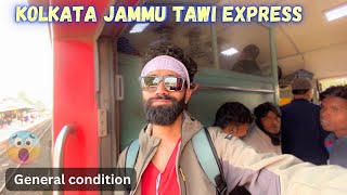 Kolkata Jammu Tawi Express General class Journey Vlog  kitne takleef hai iss mein [upl. by Banky995]