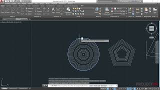 Desfase Offset en Autocad [upl. by Sulakcin]