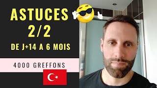 Greffe de cheveux FUE en Turquie Vidéo 25  Astuces 22 de J14 à 6 mois  4000 Greffons [upl. by Macdougall549]