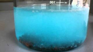 Reaction between copper sulfate and zinc [upl. by Roux530]