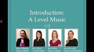 A Level Music Taster Session [upl. by Eetse398]