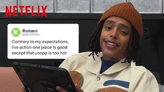 Jacob Romero Reacts to Usopp Fan Art amp ﻿Posts  ﻿ONE PIECE  ﻿Netflix [upl. by Nive]