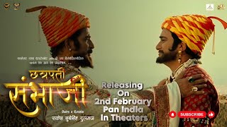 Chhatrapati Sambhaji I Marathi Trailer I Releasing ON 2nd Feb sambhaji संभाजी छावा aurangzeb [upl. by Ordnasela]